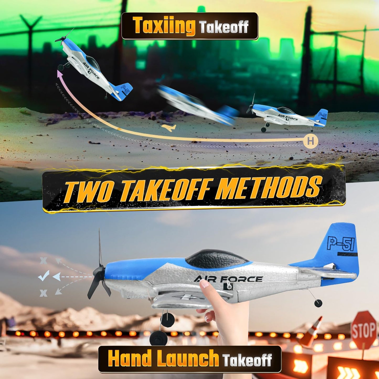 BEZGAR RC Plane, Drones for Kids, 6-axis Gyro Remote Control Airplane, RC Helicopter, Easy Control for Beginners Toys