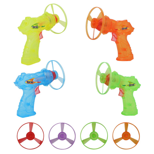 4 Pack Launching Toy Flying Disc Shooters for Kids Cyclone Gyro Launcher Flying Saucer Ejection Flying Disk Spinning Top Toy Indoor & Outside Play for Kids Ages 5+,Cat Propellers