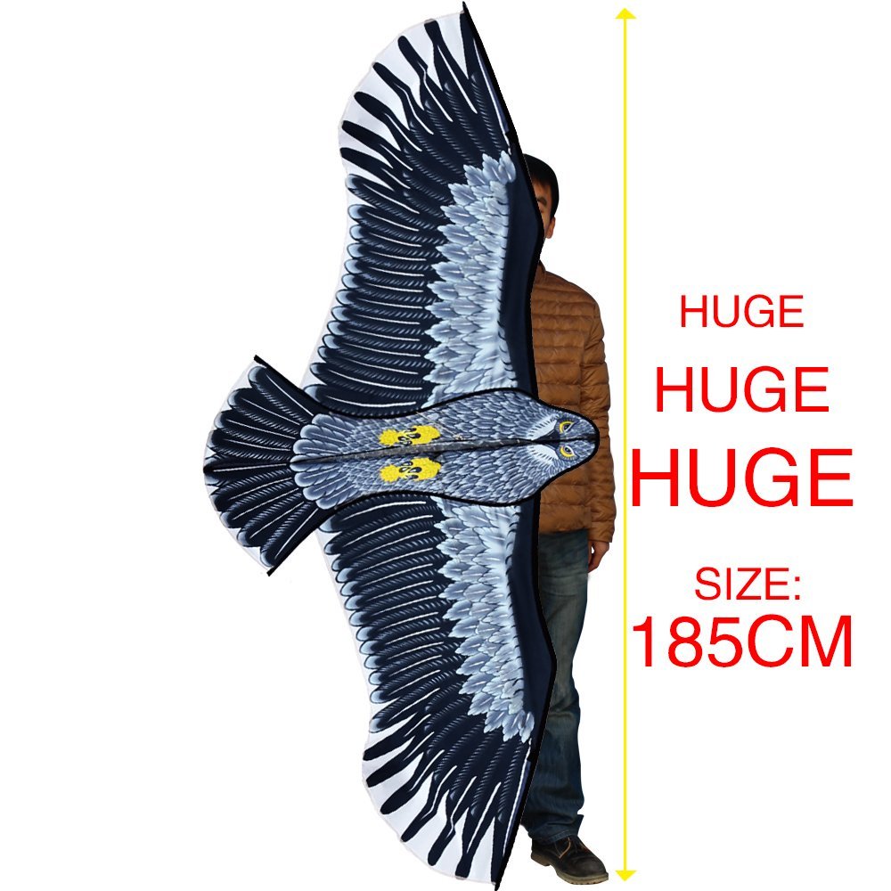 HENGDA KITE-Strong Eagles!Huge Beginner Eagle Kites for Kids and Adults.74-Inch