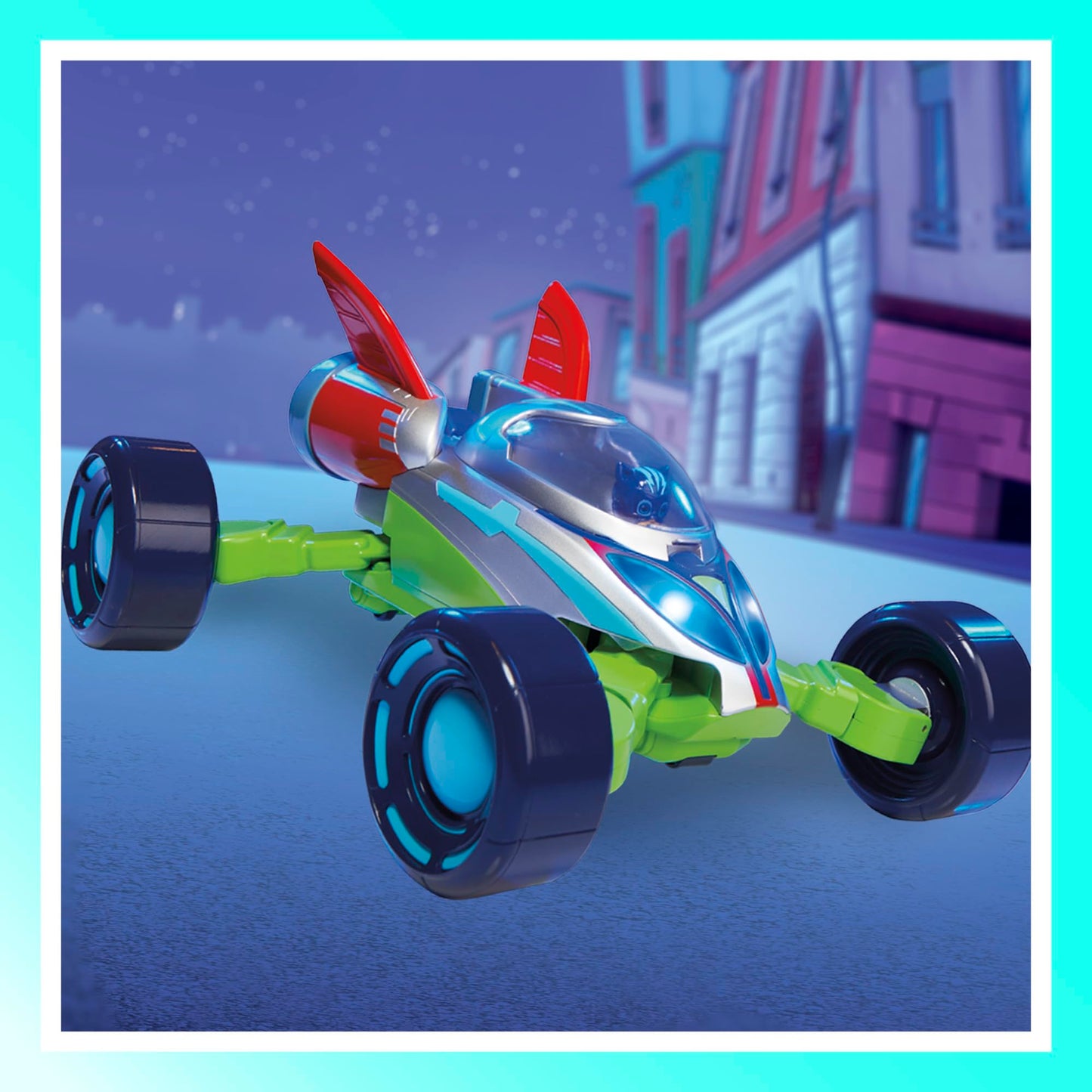 PJ Masks Power Heroes PJ Explorider, Converting Vehicle with 3 Modes, Lights & Sounds, Toys for Boys and Girls 3 Years and Up, Preschool Toys