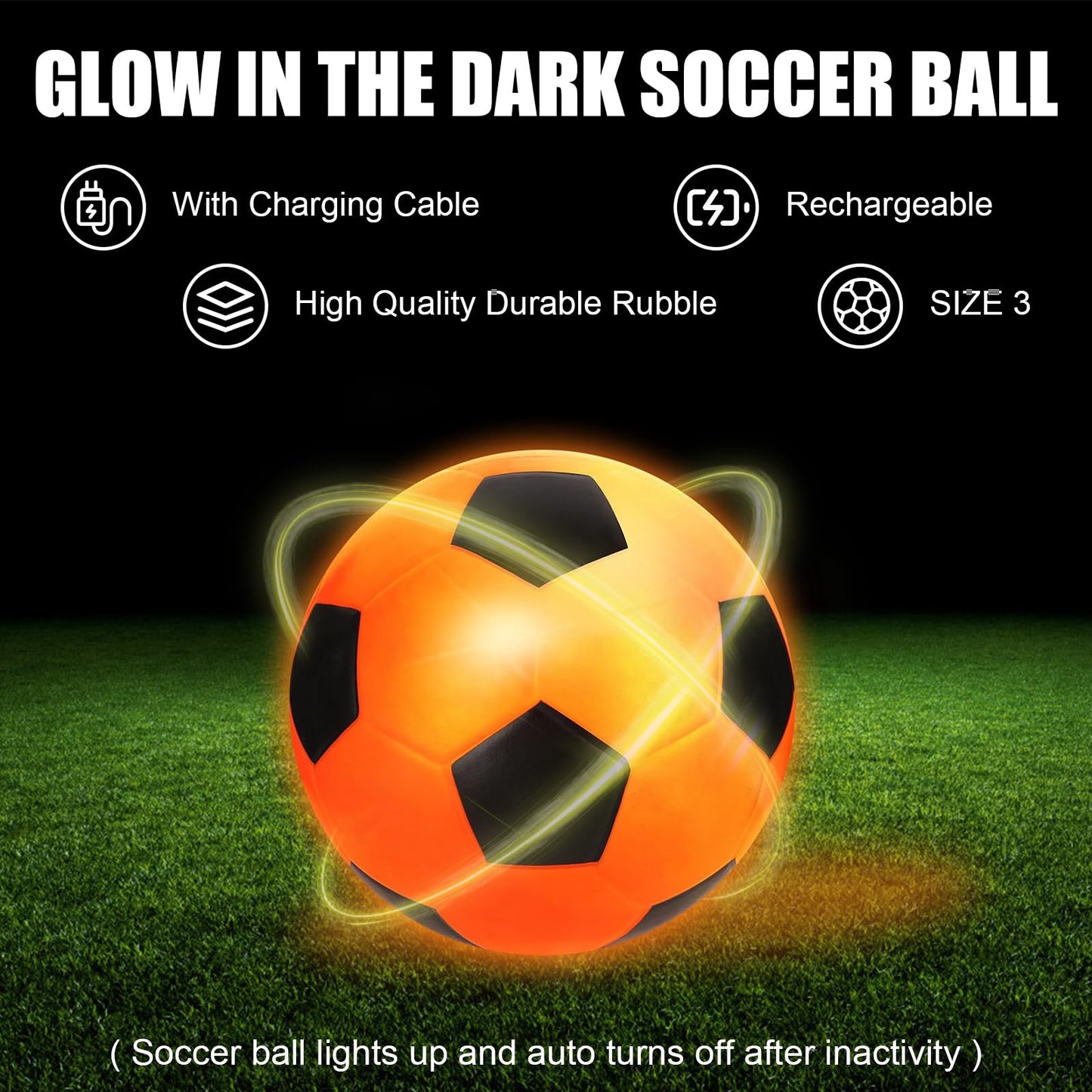 Hitish Kids Soccer Goals Set for Backyard - Portable Pop Up Light Soccer Net for Toddler Age 3-5 6-8 8-10 10-12 and Ball - Youth Target Soccer Games Sports Gift for Outdoor, 4 x3Ft