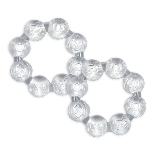 Green Sprouts Cool Ring Teether (2 Pack) Clear - 6mo+