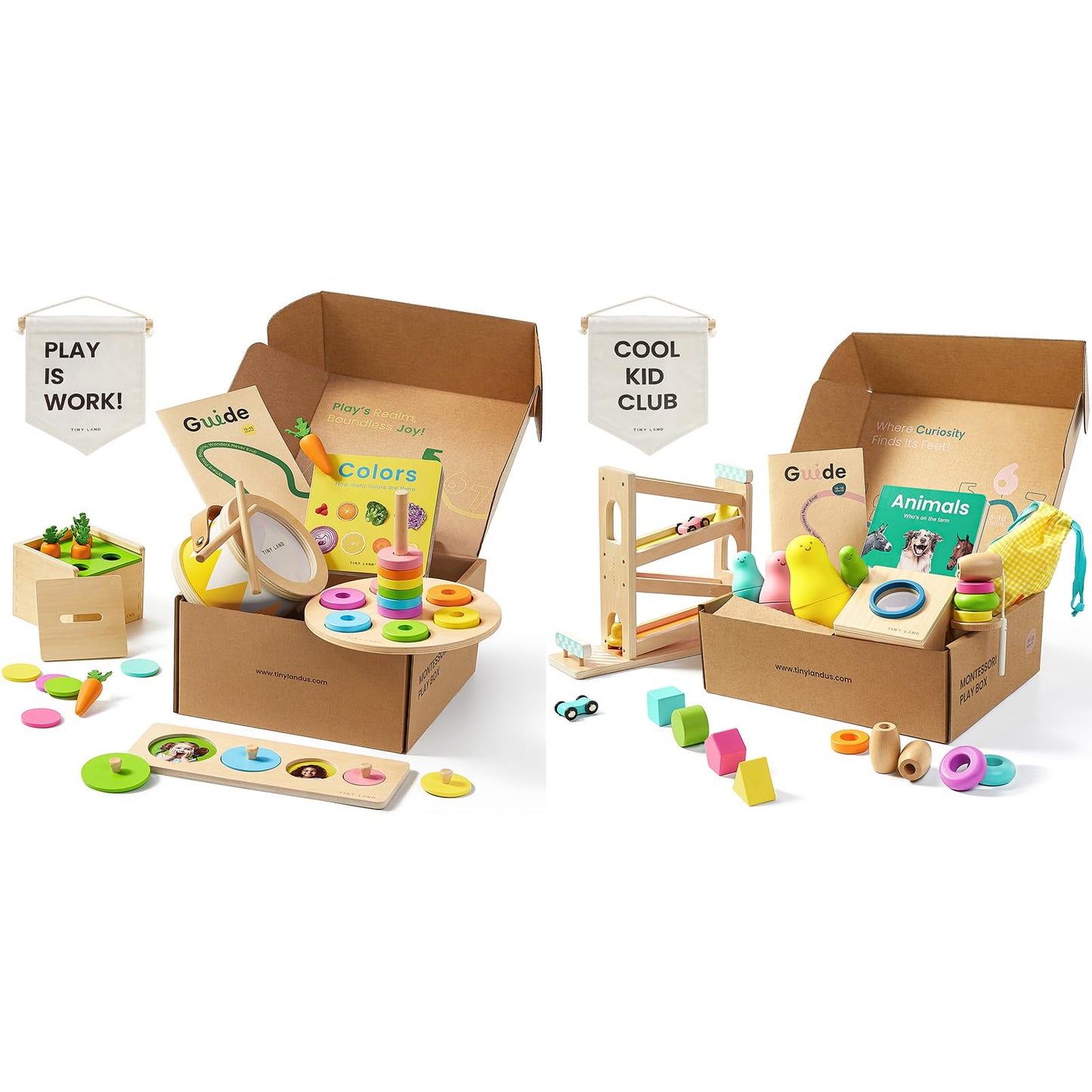 Tiny Land Montessori Toy Set for Baby 13-15 Months & 16-18 Months