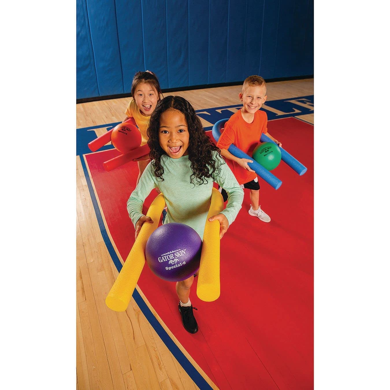 Gator Skin Special-8 Foam Balls. 8" PU Coated with Medium Density Foam Core. No-Sting Balls are Great for GaGa Pits, Dodgeball, PE Games and More. Set of 6.
