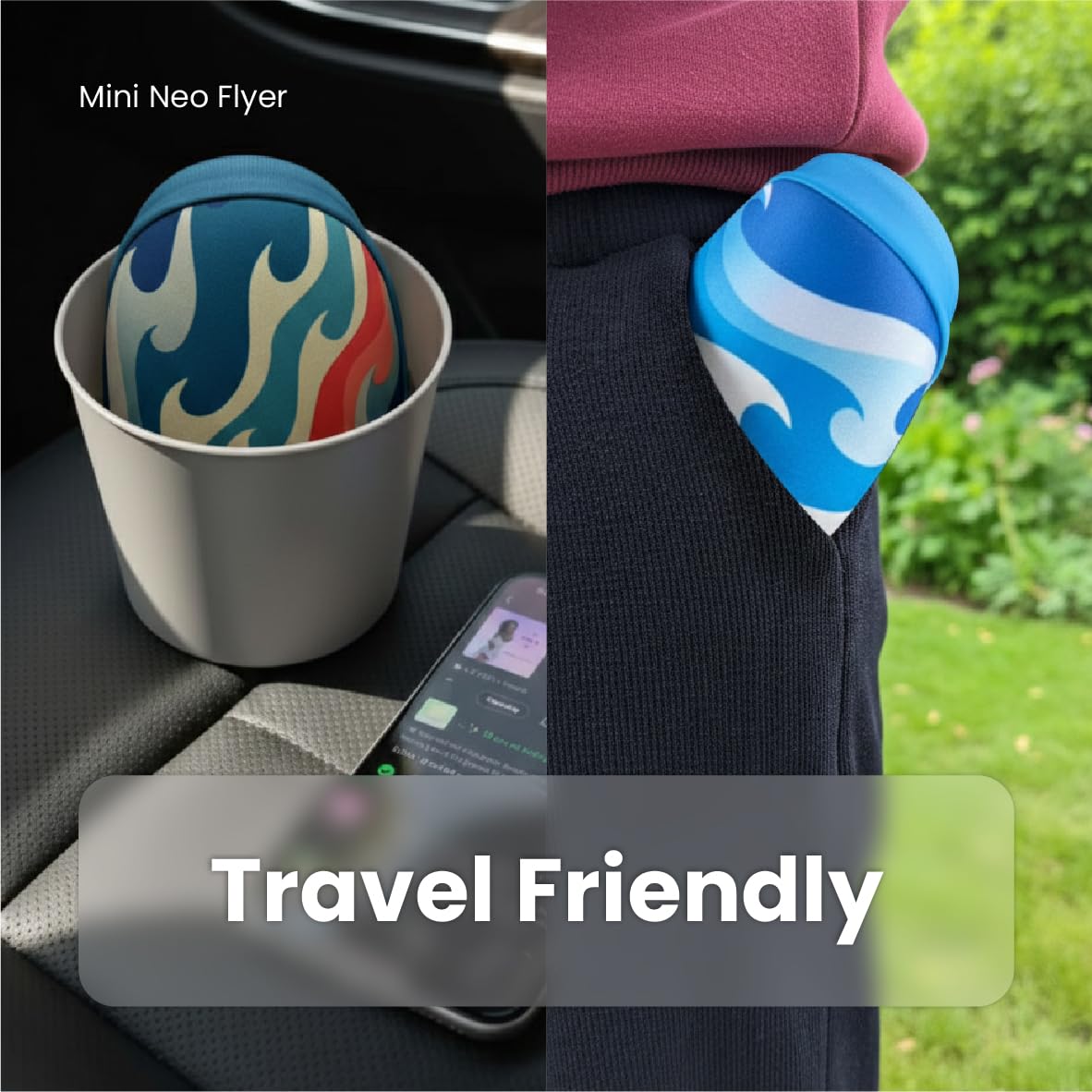 Soft Flying Disc Toy, Mini Lightweight SBR Foam Flyer, Flexible Safe Catch Frisbee for Indoor Outdoor Play (C)