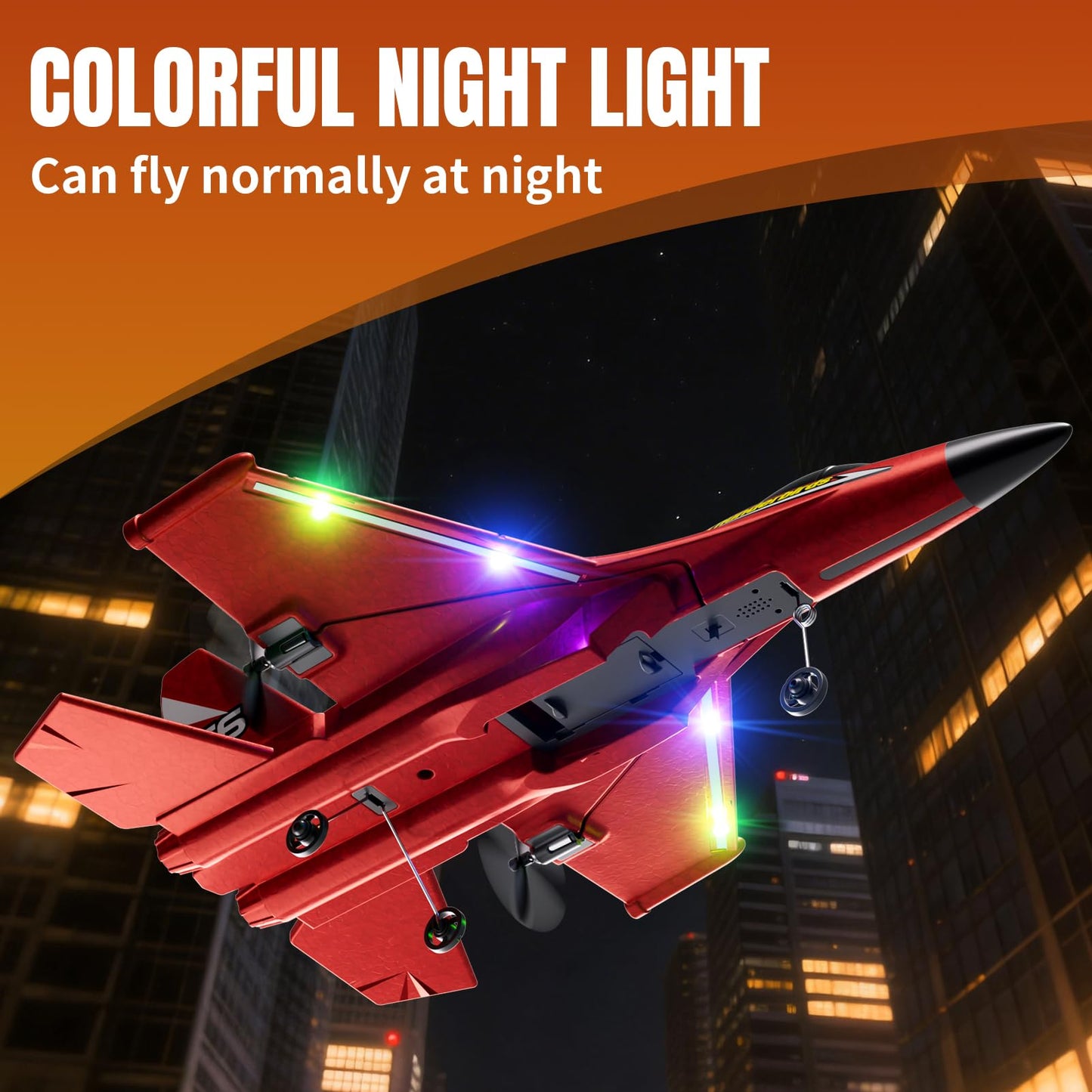Foam RC Plane for Kids Adults Beginner, Remote Control Airplane RC Jet Helicopter Plane for Kids Adults, 2.4GHz Remote Control Fighter Toys with Gyro Stabilizer Easy to Fly Outdoor Toy for Kids Boys