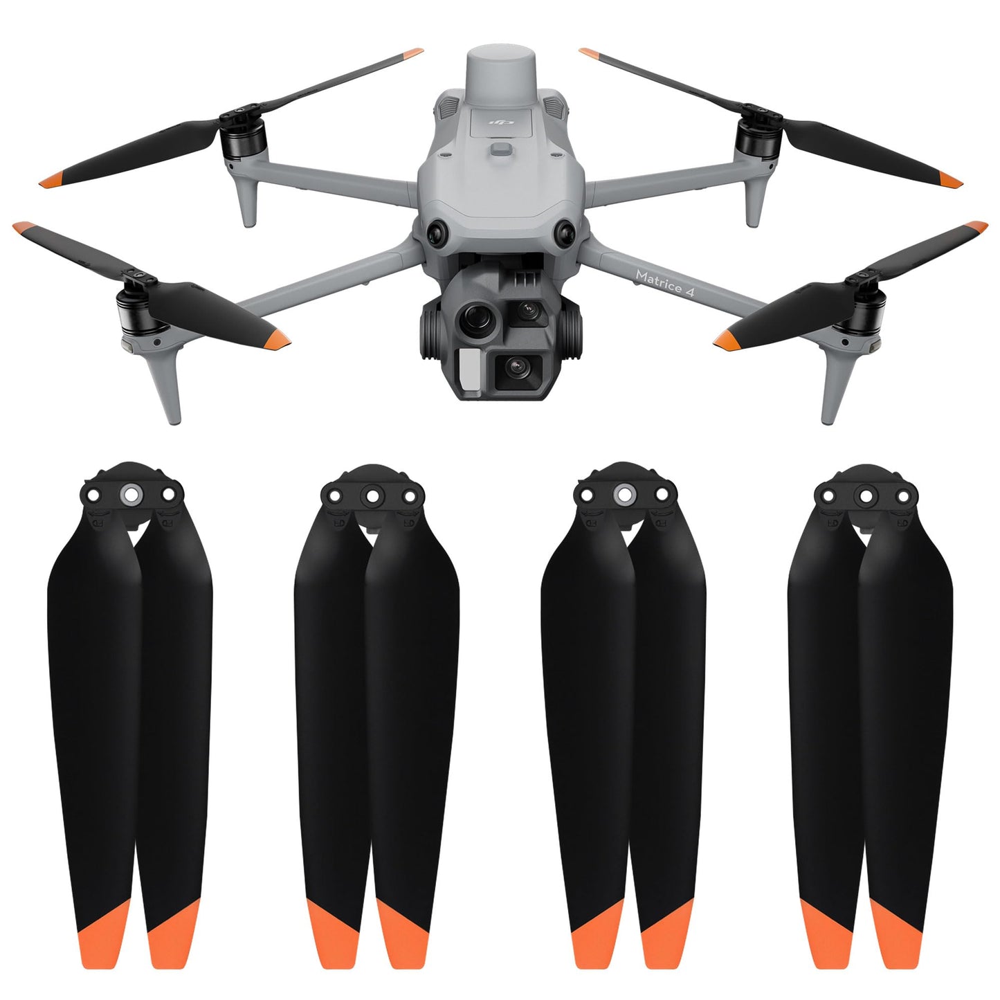 Craznick Matrice 4 Propellers Blades - 4Pcs Props Quick Replacement Spare Part Low Noise Wings for DJI Matrice 4/4T/4E Drone Accessories 1157F