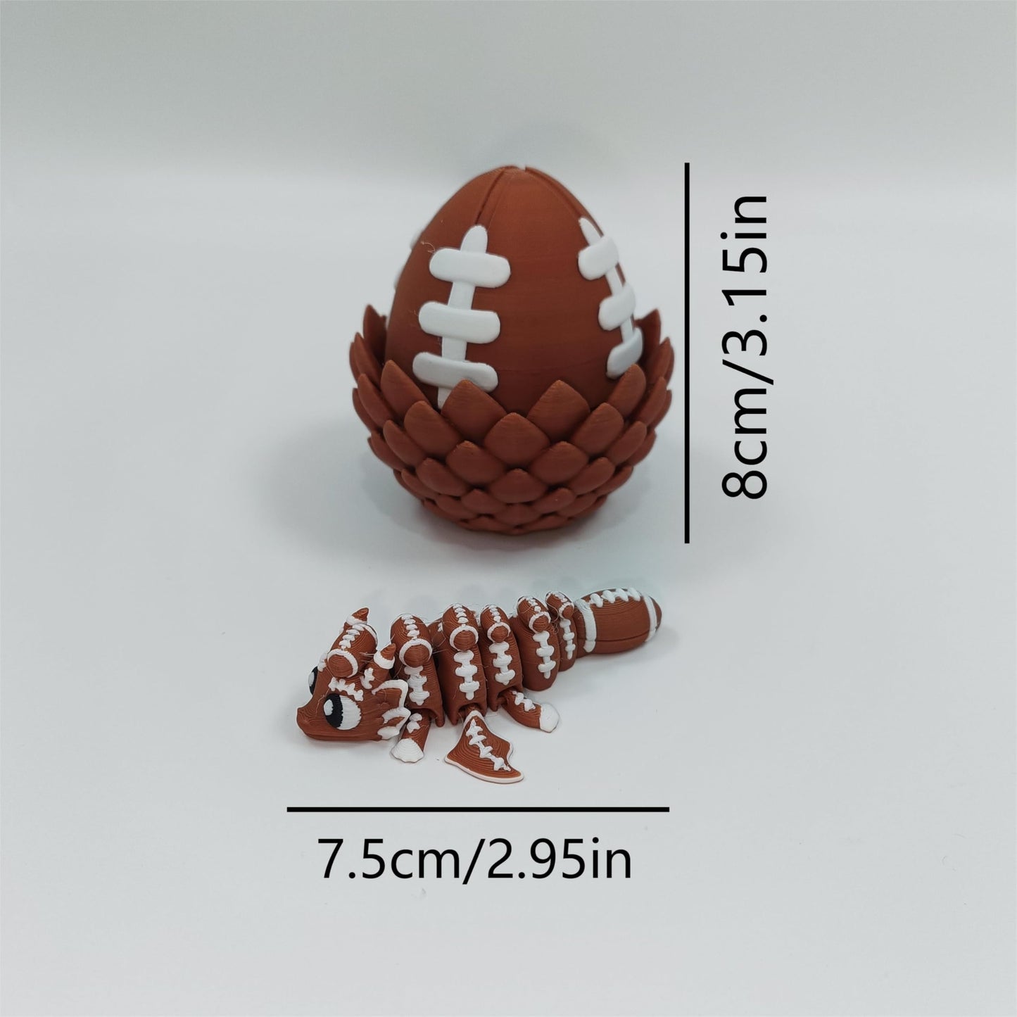 3D Printed Dragon Eggs with Dragon Inside - Cool Fun Stuff Fidget Toy for Home Desk Decoration, for Anyone, Ideal for Christmas, Easter & Daily Surprises