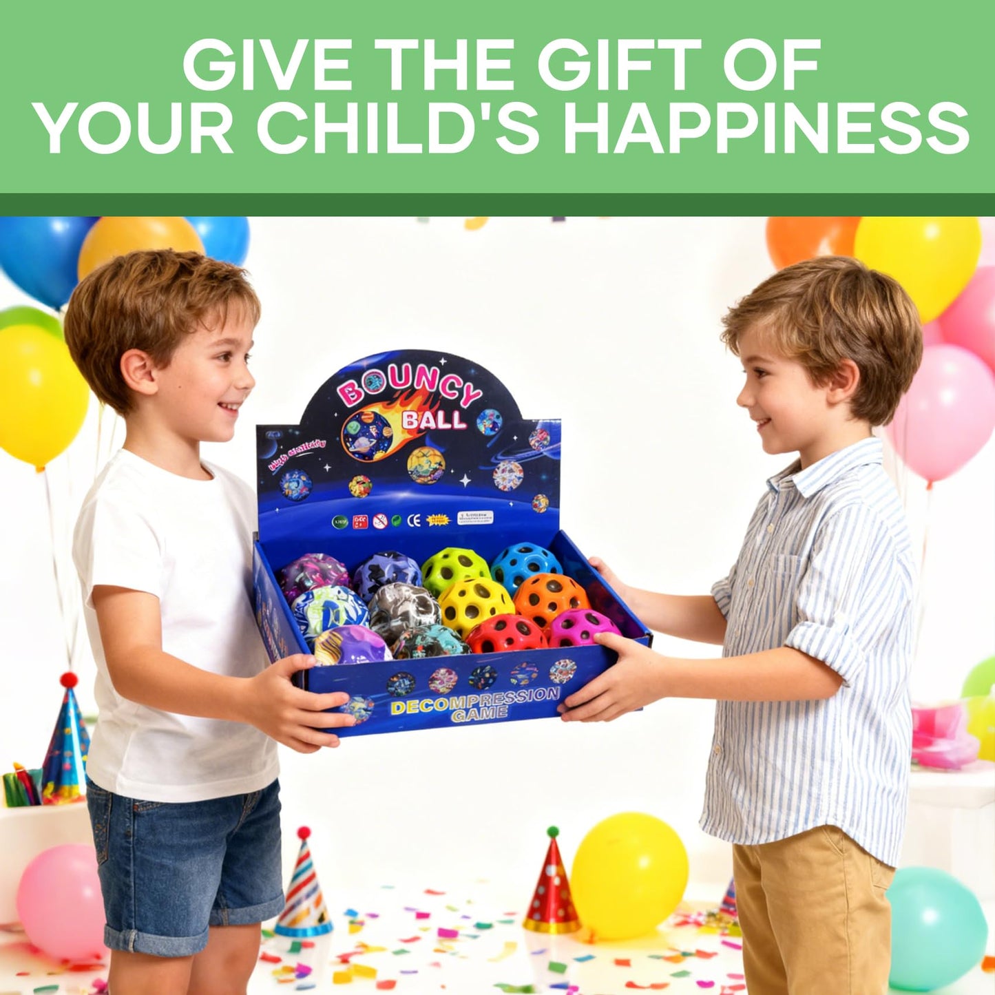 THWJLKK 12 Pack Moon Bouncy Balls Super High Jumping Extreme Bouncing Ball, Super High Bouncing Ball, Children's Sensory Ball, Athlete Training