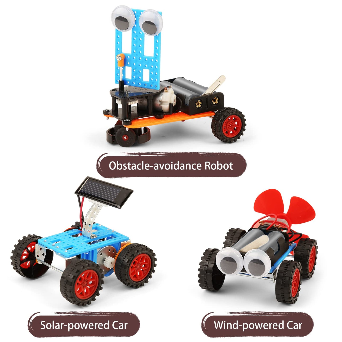 STEM Science Kits for Kids 8-12, Robotics Robot Building Car Kit STEM Toys for Boys Robots Craft 8-10, Science Activities Experiment Engineering Project Electronics 8 10 12 14 Year Old Boy Gifts