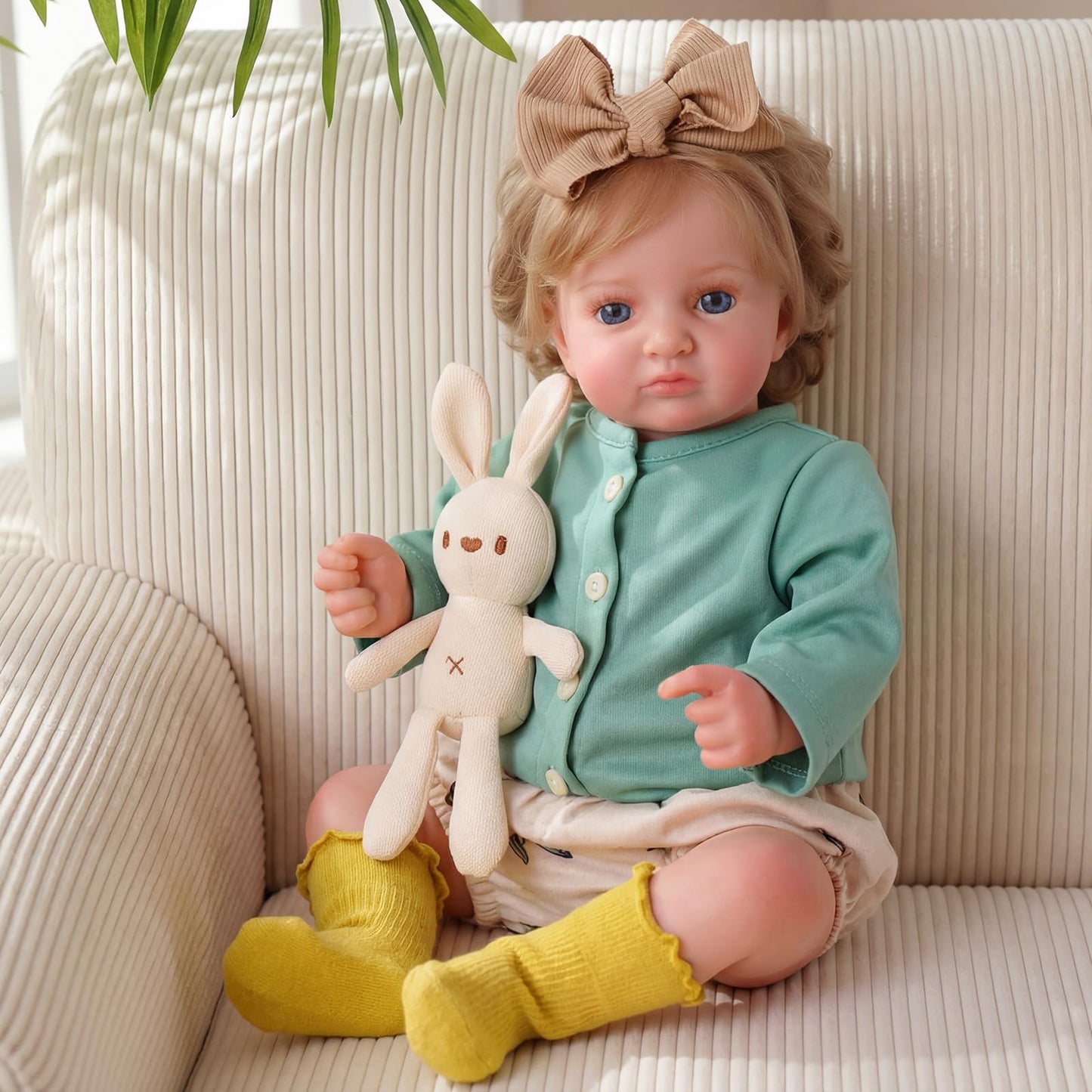 BABESIDE Lifelike Reborn Baby Dolls - 20 Inch Realistic-Newborn Real Life Doll Girl Poseable with Clothes for Kids Age 3+