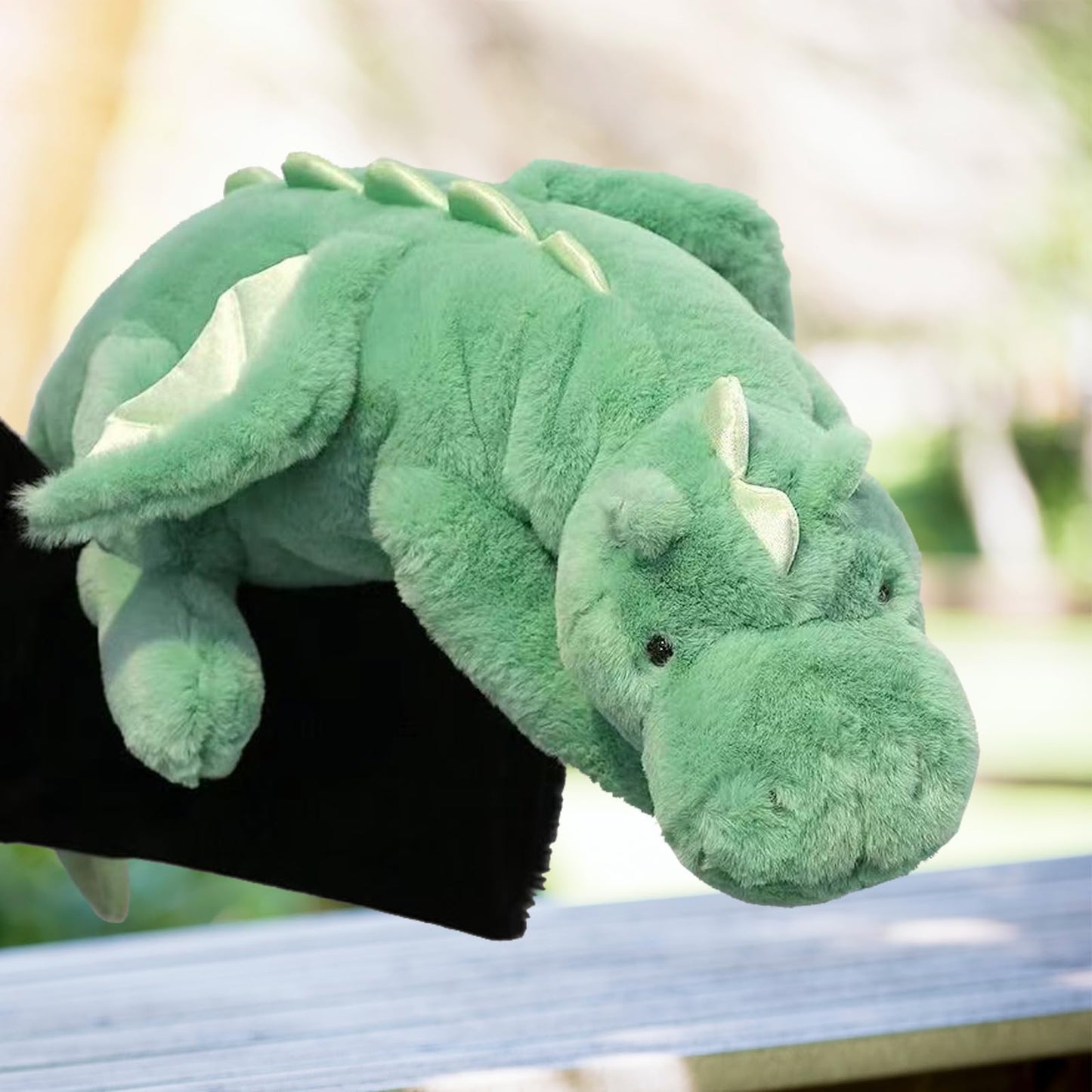 Dodhse Pterosaur Stuffed Animal with Wings - Cute Soft Dinosaurs Plush Toys Little Flying Dragon Plushies Pillow Doll Christmas Birthday Gifts for Kids Boys Girls (Green,27.55inch/70cm)