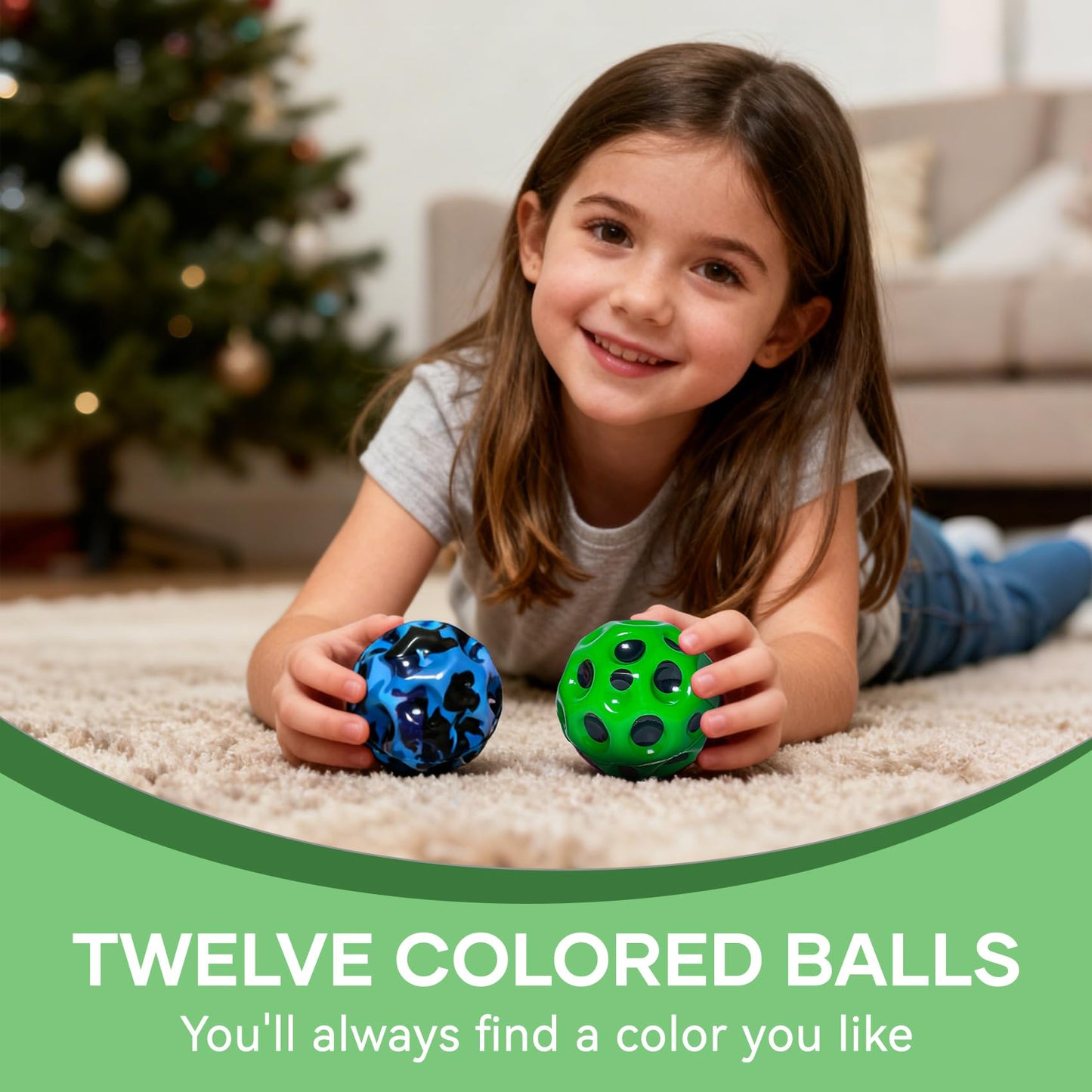 THWJLKK 12 Pack Moon Bouncy Balls Super High Jumping Extreme Bouncing Ball, Super High Bouncing Ball, Children's Sensory Ball, Athlete Training