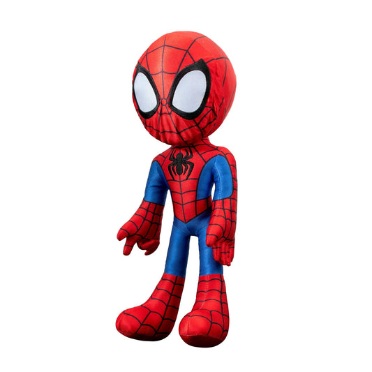 Marvel’s Spidey and His Amazing Friends - Feature Plush Spidey Secret Hero Reveal - 12” Plush with Sounds - Toys for Kids Ages 3 + - Superhero Toys for Kids 3 and Up