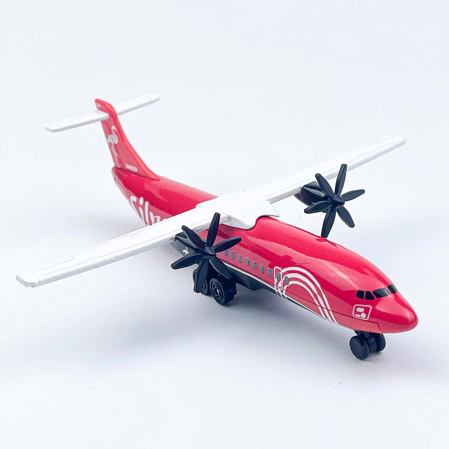 WngAur Pink Die-Cast Propeller Airplane Model – 6 Inch Alloy Plane with Rolling Wheels – Miniature Aircraft Collectors & Aviation Enthusiasts