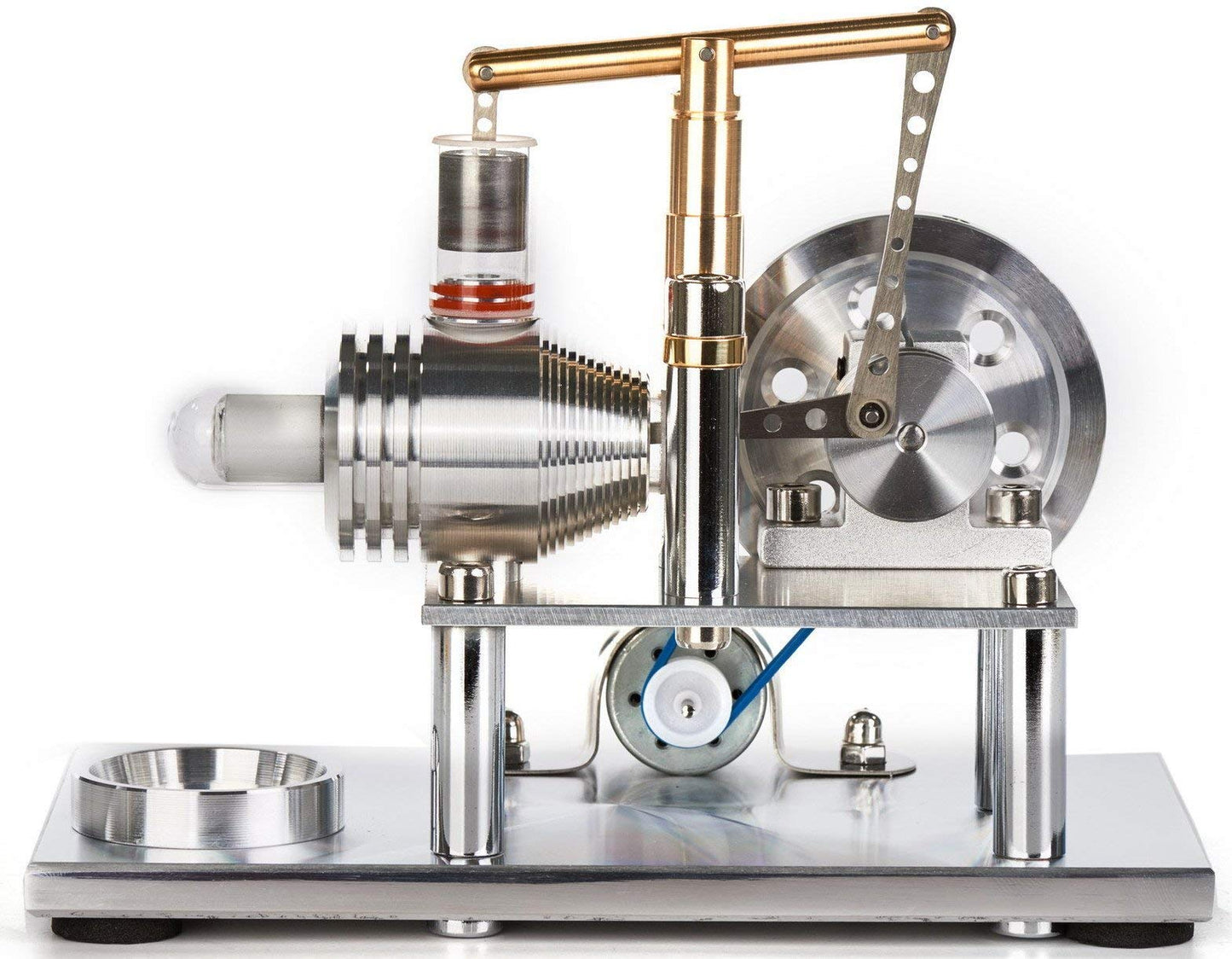 Sunnytech Mini Solar Vertical Mendocino Motor Magnetic Levitating Educational Model Hot Air Stirling Engine Motor Model Science Physics Toy QZ08A-SC02M