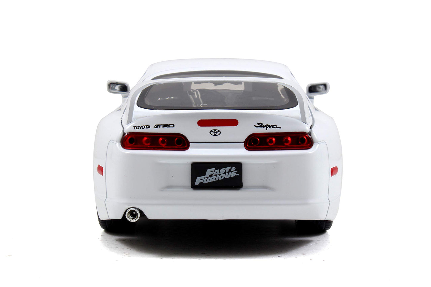 Jada Toys Fast & Furious 1:24 Brian's Toyota Supra Die-cast Car White, toys for kids and adults (97375)