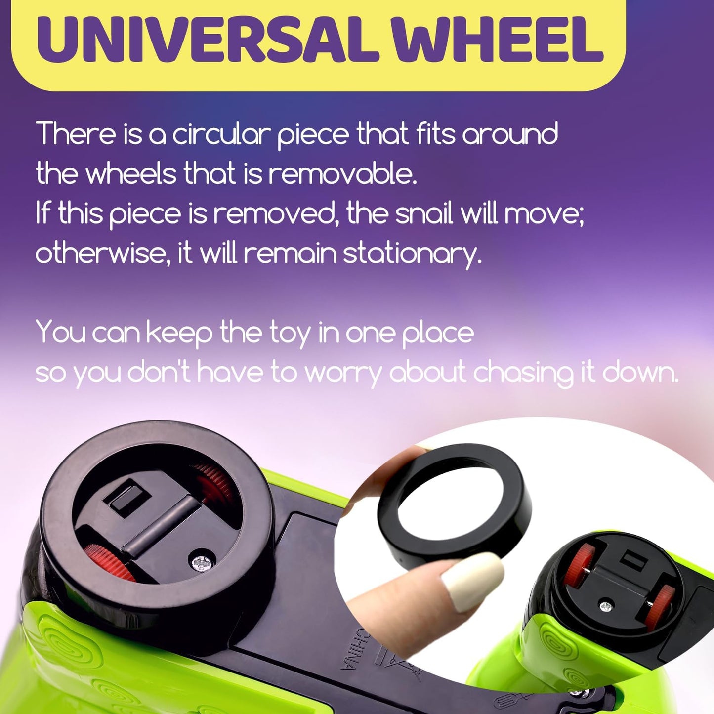 Hunfur Auto-Sensing Snail Crawling Toy,Dynamic LED Lights Music Interactive Toy for Baby Infant Boy Girl, Funny Birthday for Toddler