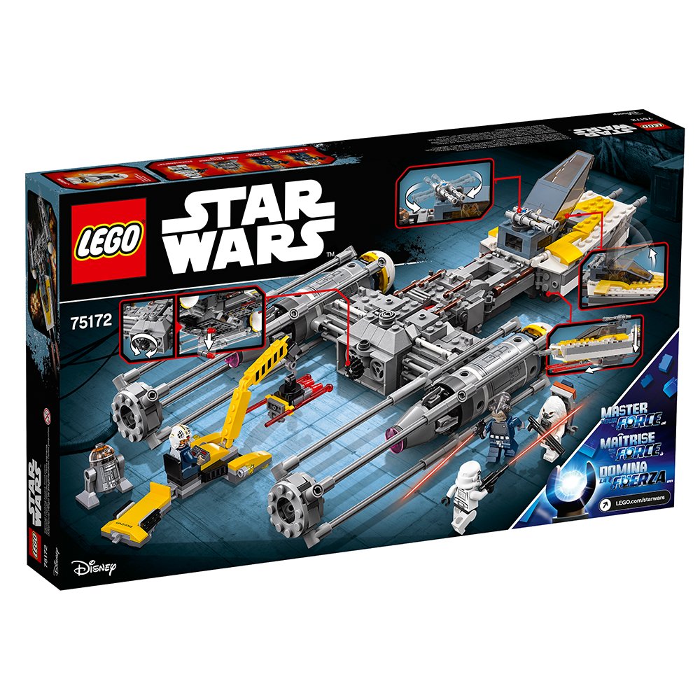 LEGO Star Wars Y-Wing Starfighter 75172 Star Wars Toy (691 Pieces)