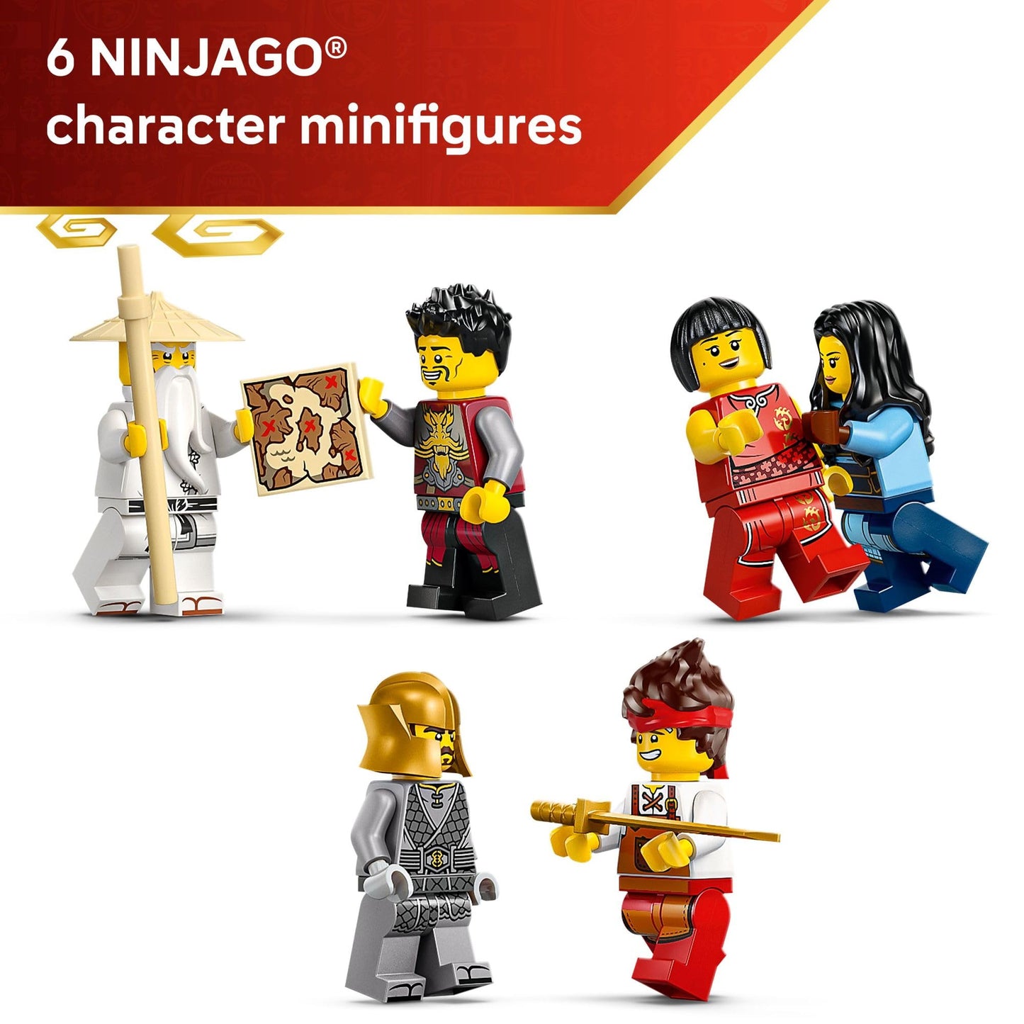 LEGO NINJAGO Four Weapons Blacksmith 15th Anniversary Building Toy for Kids, Ages 14+ - Ninja Playset W/Collectible Elemental Master of Earth + 4 Minifigures - Gift Idea for Teen Boys & Girls - 71858