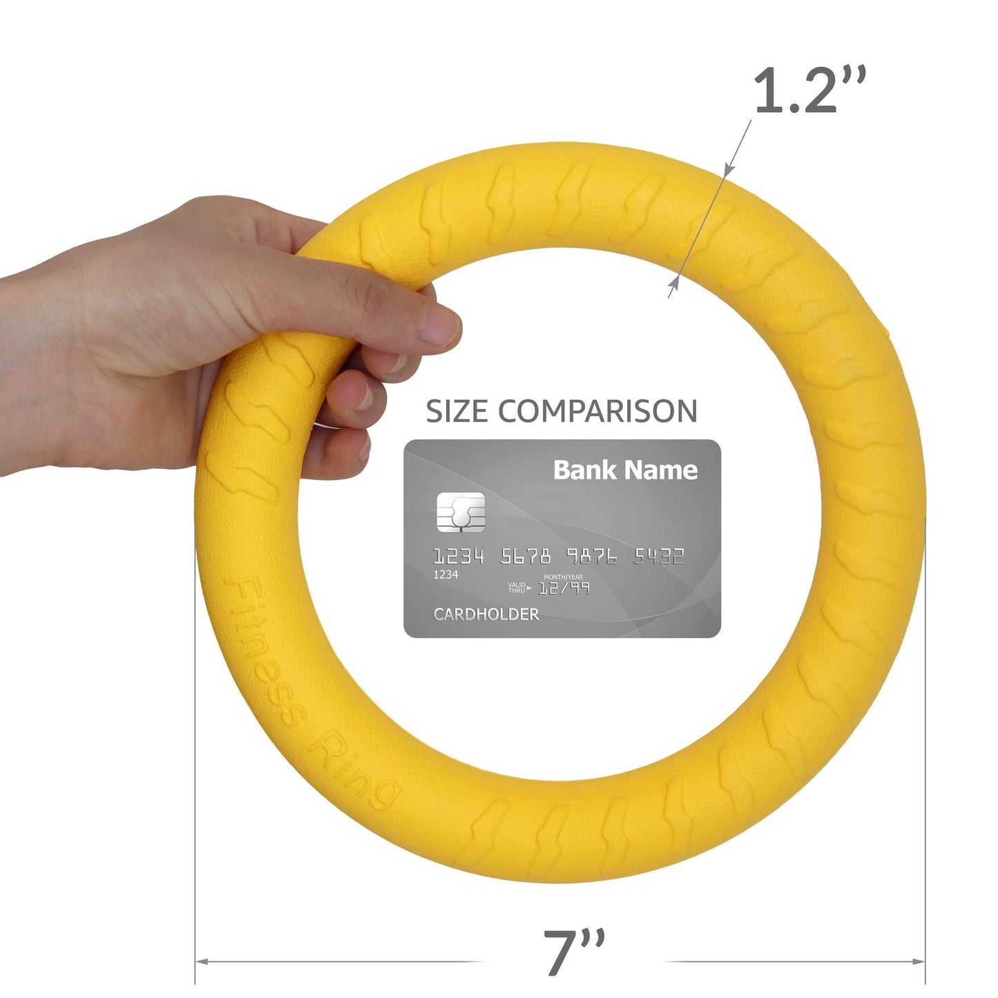 PetSpy Dog Ring Toy – Flying Ring for Outdoor Play, Floating Training & Fetch Toy for Throwing, Catching & Chewers – Durable EVA Flying Disc for Small, Medium & Large Dogs