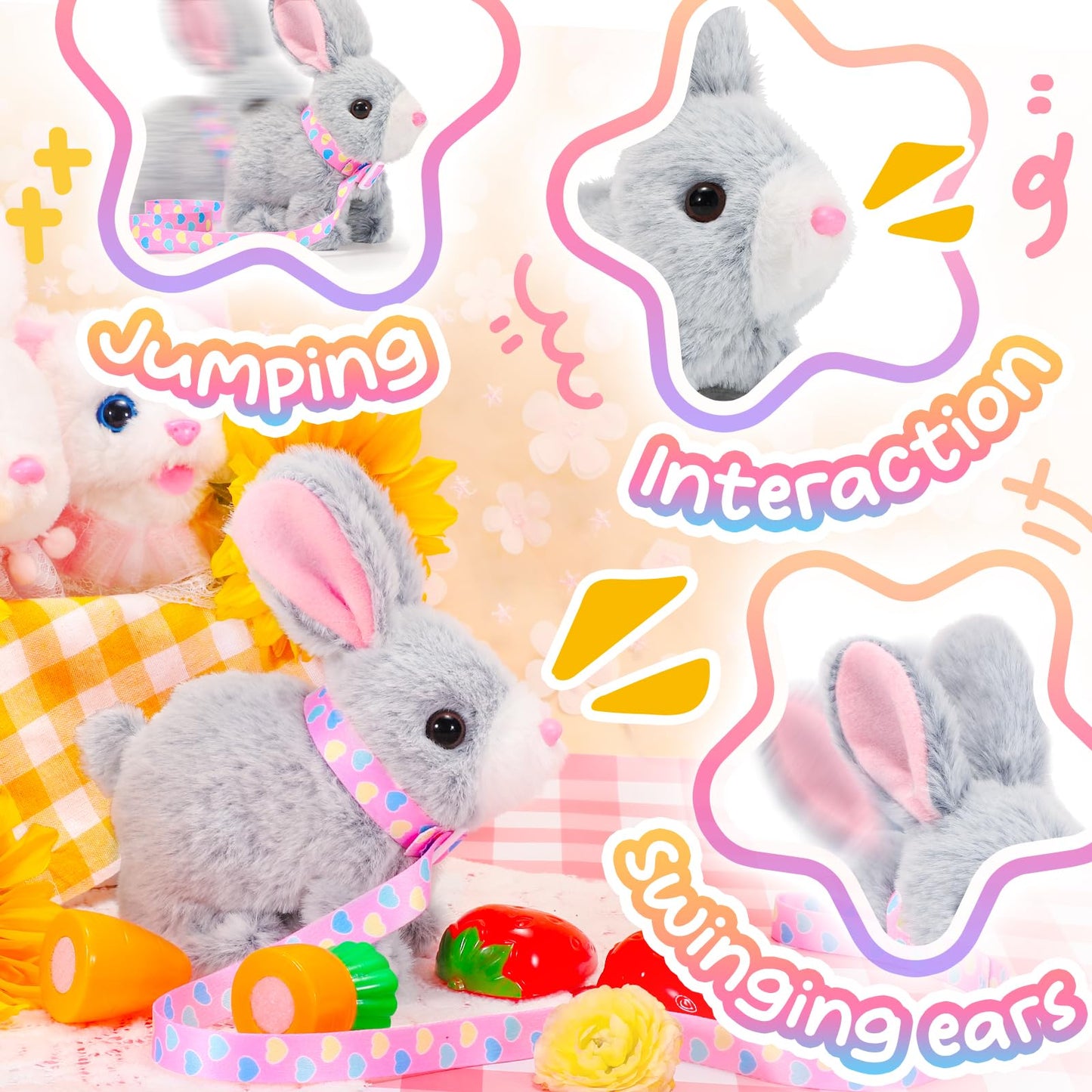 Tagitary Plush Bunny Toy for Kids