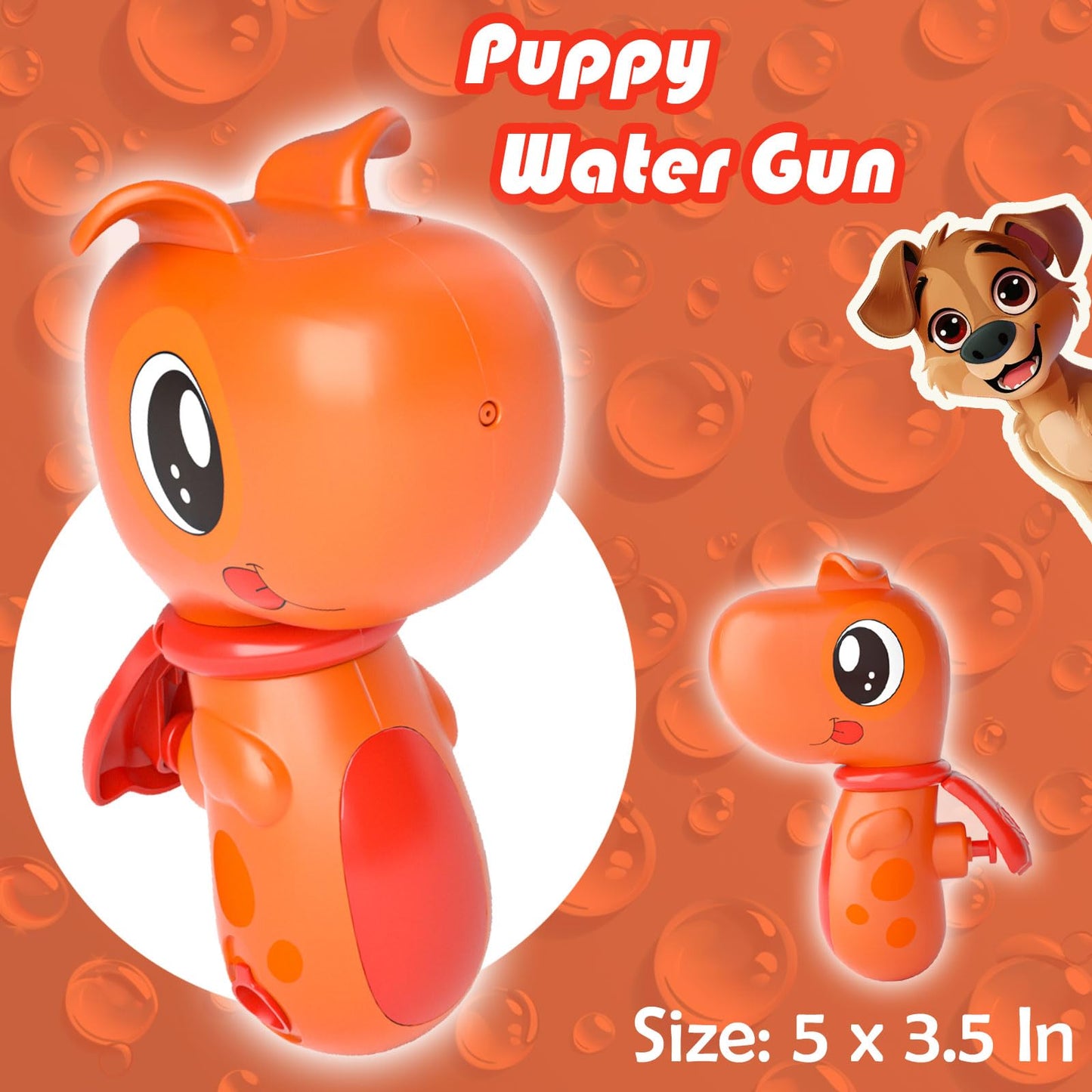ZEBNYYA 6 Pack Animal Water Gun for Kids, Mini Squirt Gun Water Blaster Soaker Toys, Dinosaur Dog Unicorn Shape Small Water Pistol Gun for Summer Outdoor Pool/Beach/Yard/Party Play