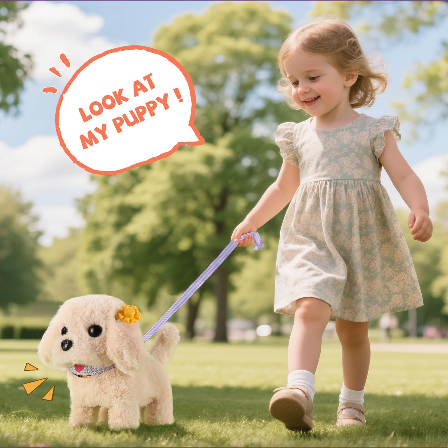 Vanvimen 16 Pcs Robot Dog Toys for Girls, Toys for 3 4 5 6 7 8 Year Old Girls Kids Boys, Realistic Robot Puppy Toy for 5-7 6-8, Ideas Birthday Gifts for Girl 3 4 5 6 Year Old