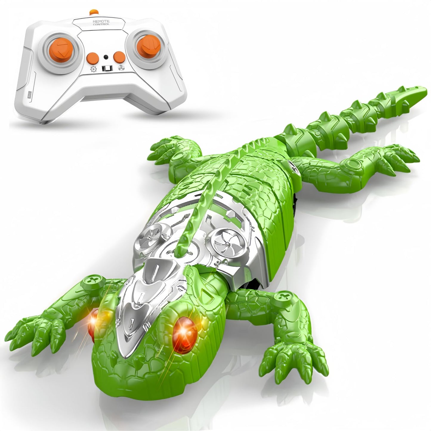 DOLGZIS 2026 Wall Crawler Gecko, Rechargeable Remote Control Robot Kids Toys, Gecko Wall Climbing Toy for Kids, Birthday, Easter, Christmas & Festival Gifts for Boys, Girls
