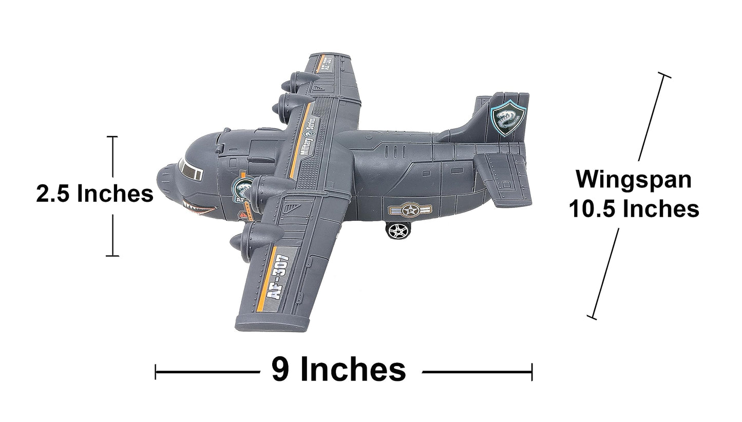 Aircraft Carrier Toy Army Men with Cargo Plane Warplanes Fighter Jets Military Vehicles