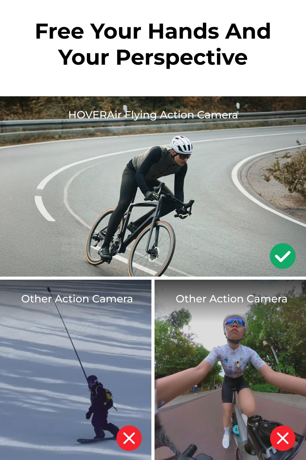 HOVERAir X1 PRO 4K Drone with Camera, Foldable Action Flying Camera with 42 KM/H Follow Speed, 15+ Fully Automatic Flight Modes, Fly Anywhere with OmniTerrain, SmoothCapture 2.0(Fly Joy Combo)