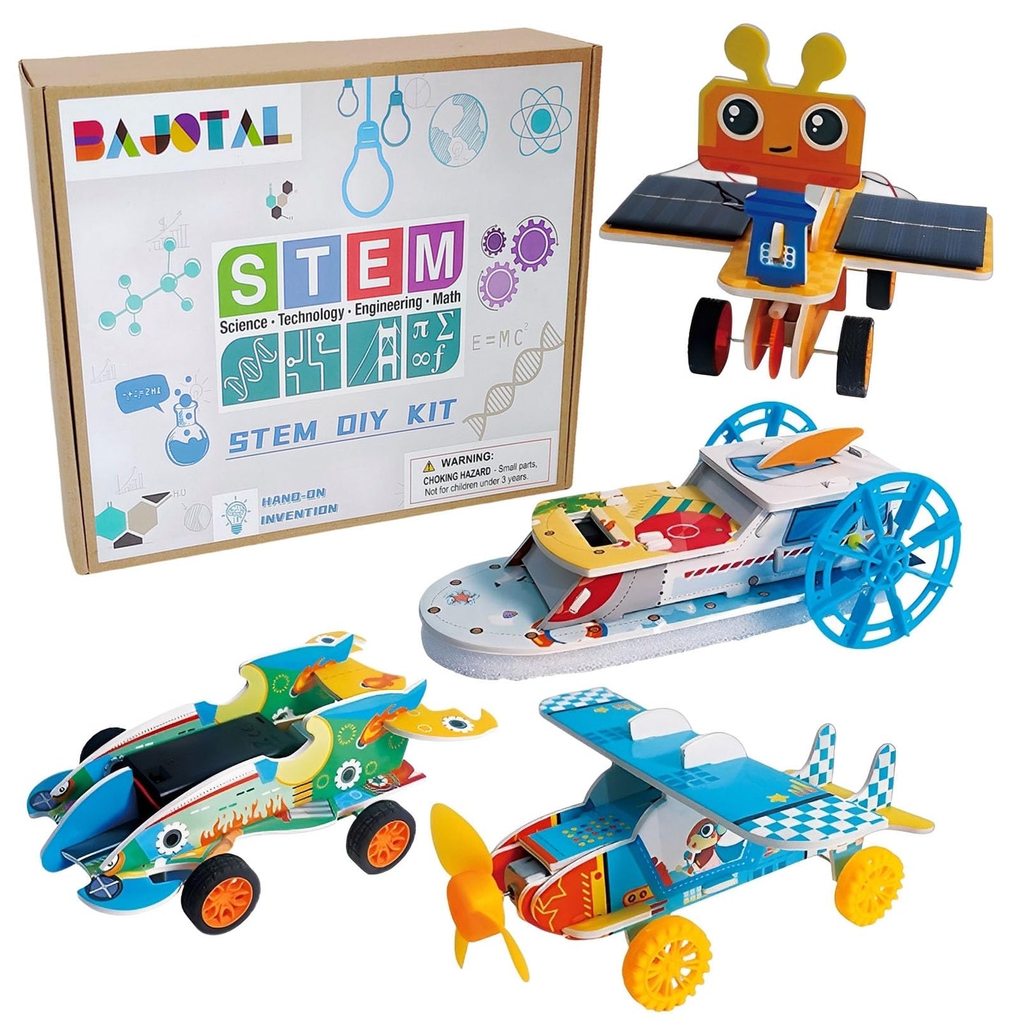 STEM Building Toys for Kids Ages 8-12 | 4-in-1 Science Kit Build DIY Engineering Projects | Educational Toys Gift for Boys & Girls Age 8 9 10 11 12 Year Old