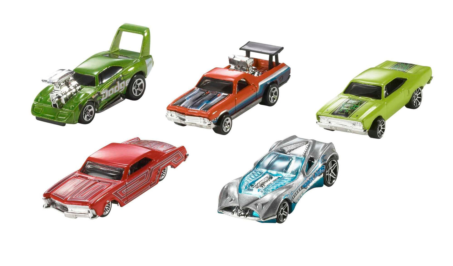 Hot Wheels Set of 10 1:64 Scale Toy Trucks and Cars for Kids and Collectors, Styles May Vary (Amazon Exclusive)