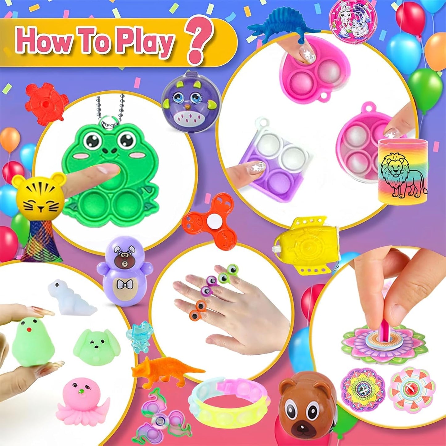 212-Pack Assorted Party Favors Gift Toy Set for Boys Girls, Novelty Items for Events, Prize Drawings, Carnival Favors, Surprise Bag Fillers, Celebration Supplies Class Gift for 3 Years and Above