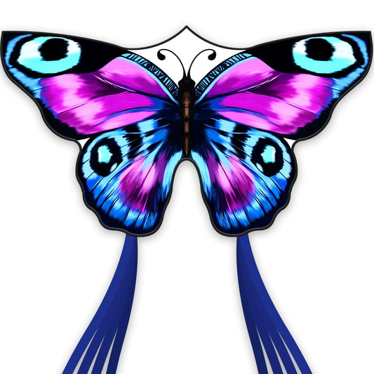 SGftre Colorful Butterfly Kite,Easy to Fly Large Outdoor Kite for Kids & Adults, Beach & Park Toys with Durable Nylon, Family Fun Activities