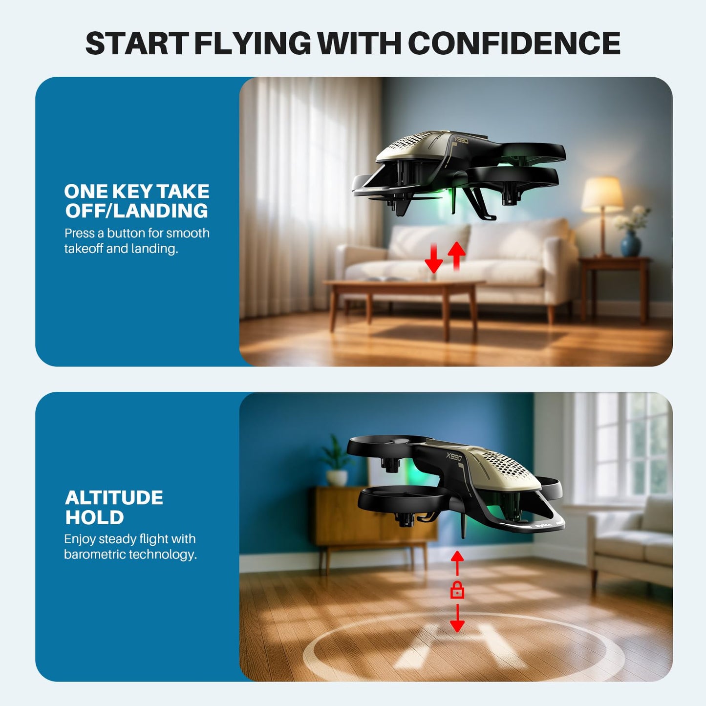 SYMA X990 RC Helicopter for Kids, Remote Control Helicopter with Amazing Stunt Tricks, 360° Propeller Protection, Altitude Hold & Gyro Stabilization, Perfect STEM Toy Gift for Boys and Girls
