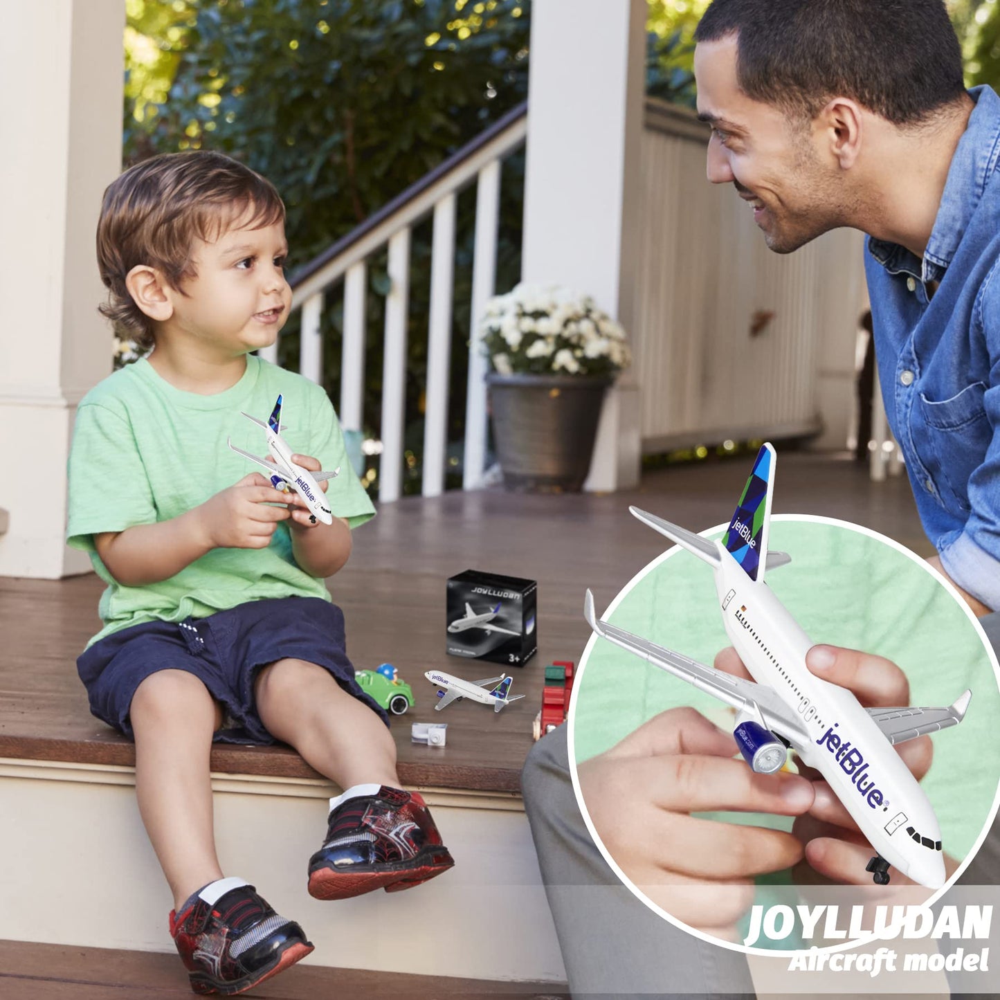 Joylludan Model Planes Jet Blue Model Airplane Plane Aircraft Model for Collection & Gifts