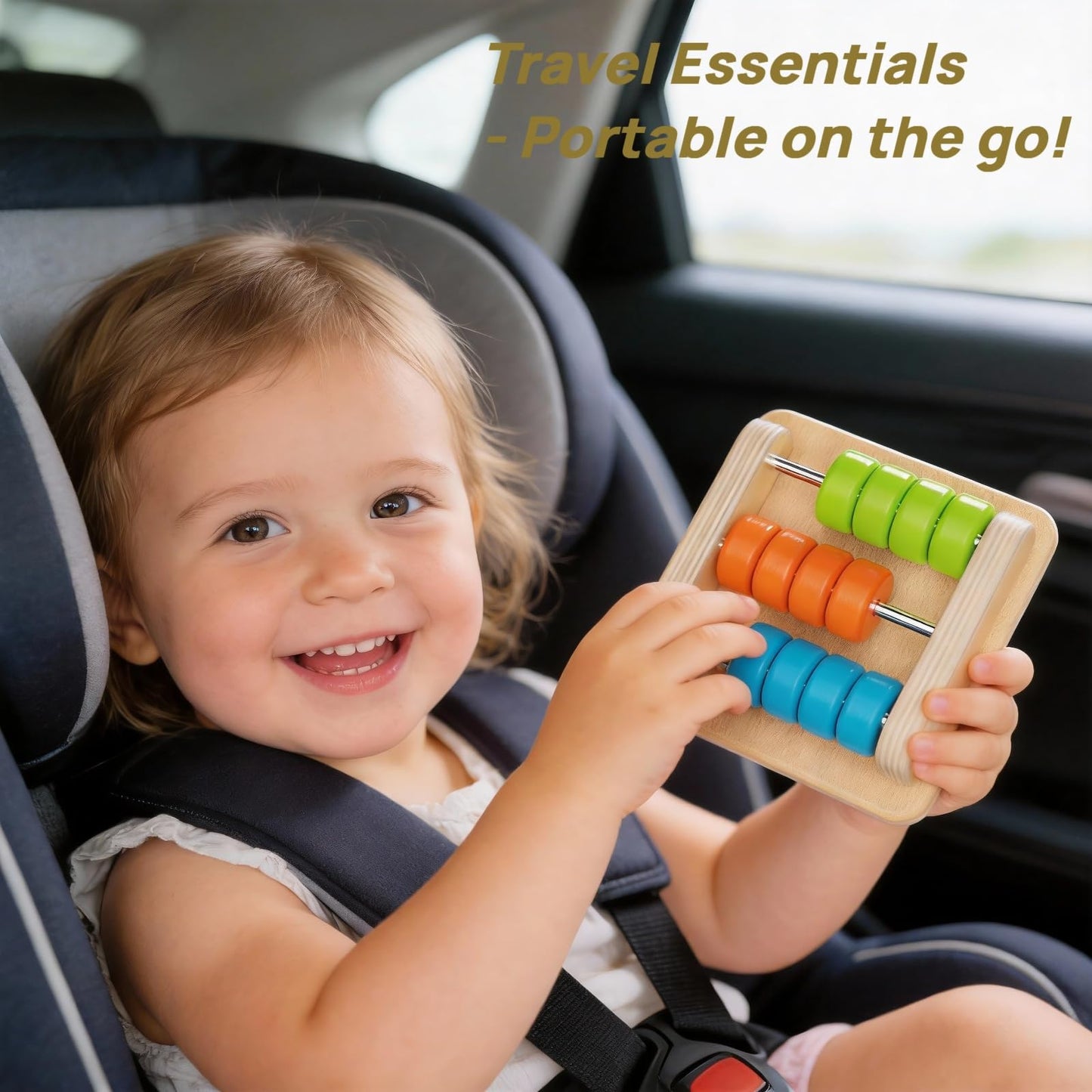 Itainq Busy Board for 1 Year Old, Montessori Toys for Toddler 1-3, Boys Girls Birthday Gifts