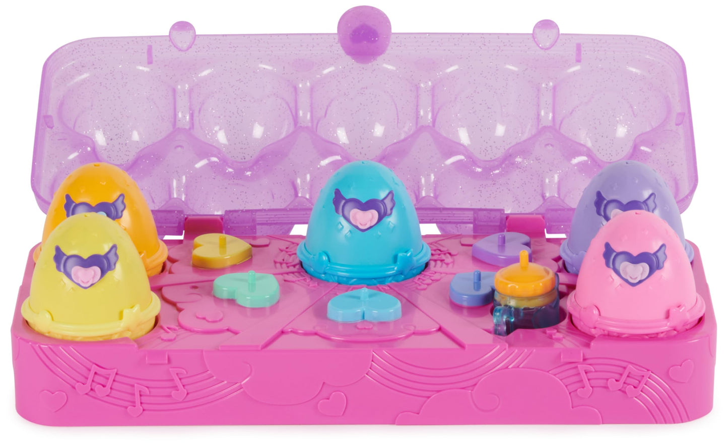 Hatchimals Alive, Egg Carton Toy with 5 Mini Figures in Self-Hatching Eggs, 11 Accessories, Kids Toys for Girls and Boys Ages 3 and up