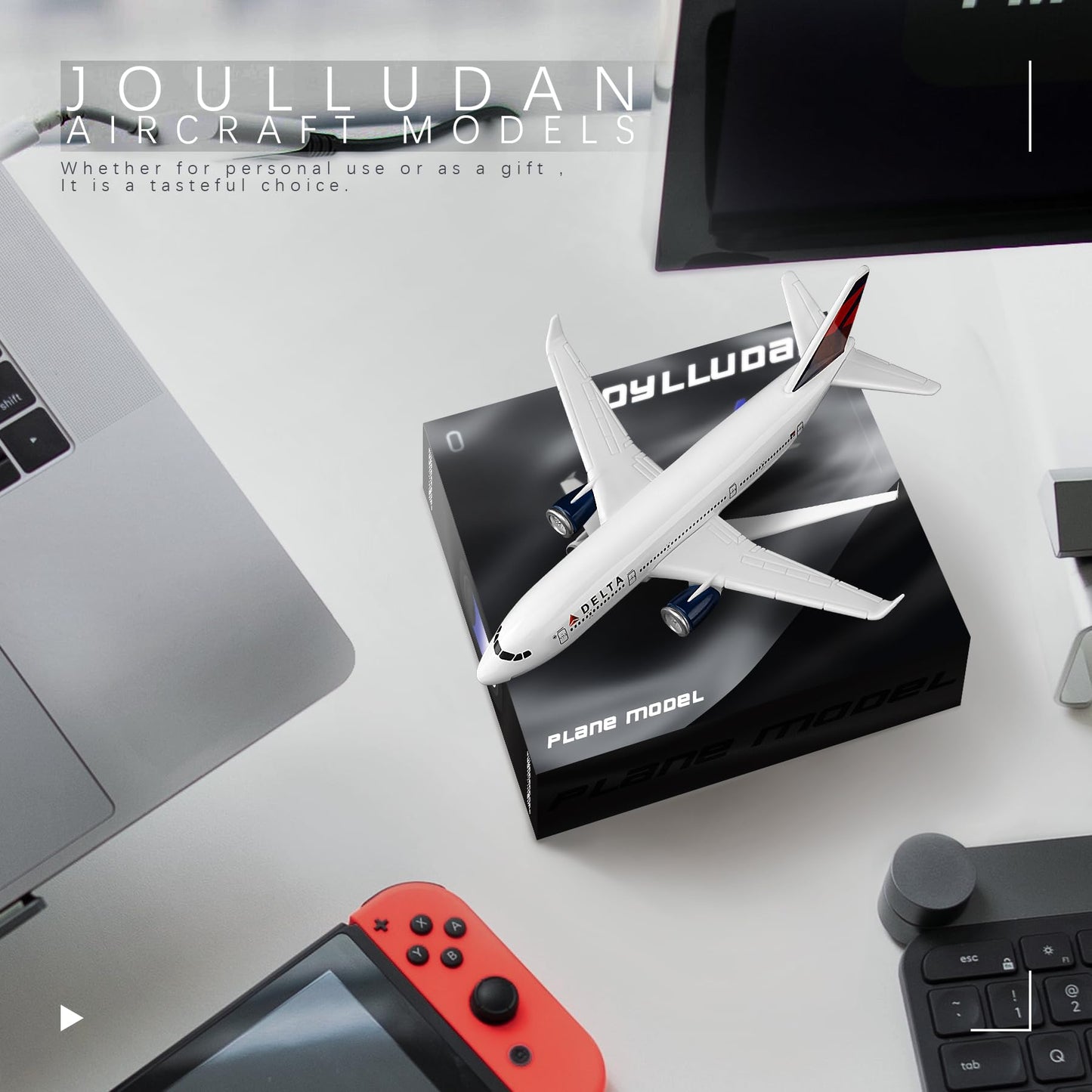 Joylludan 1/236 Delta Plane Model Planes Airplane Plane Aircraft Model for Collections and Displays
