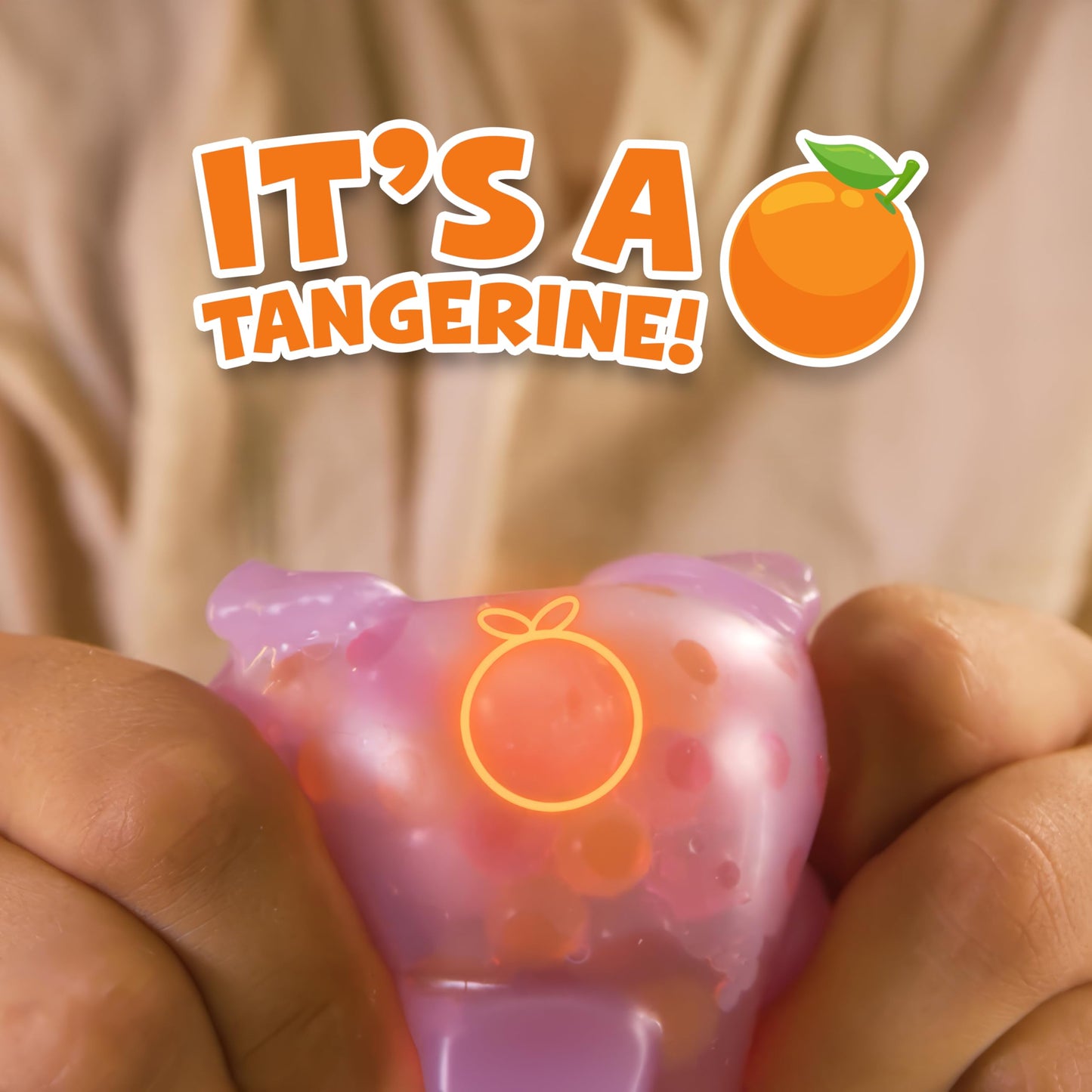 Animagic Let's Glo Capybara Brown | Squishy Water Toy Floats and Glows | Ages 4+