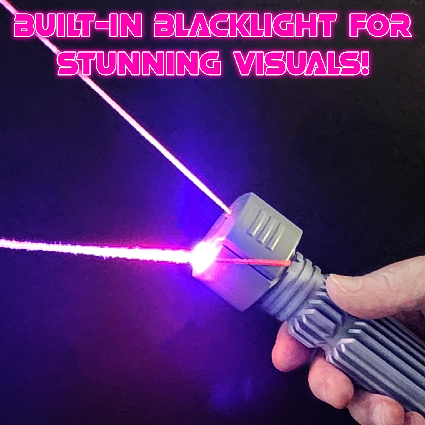 Funwares String Thing - Glowing String Toy with Built-in Blacklight for Stunning Visual Effects - Perfect for Kids, Teens, and Adults - Cool Gadget for Amazing Tricks and Endless Entertainment