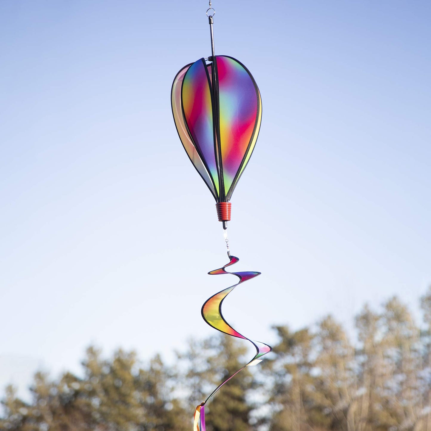 In the Breeze 0977 Jewel Hot Air Balloon Spinner-Outdoor Hanging Decoration