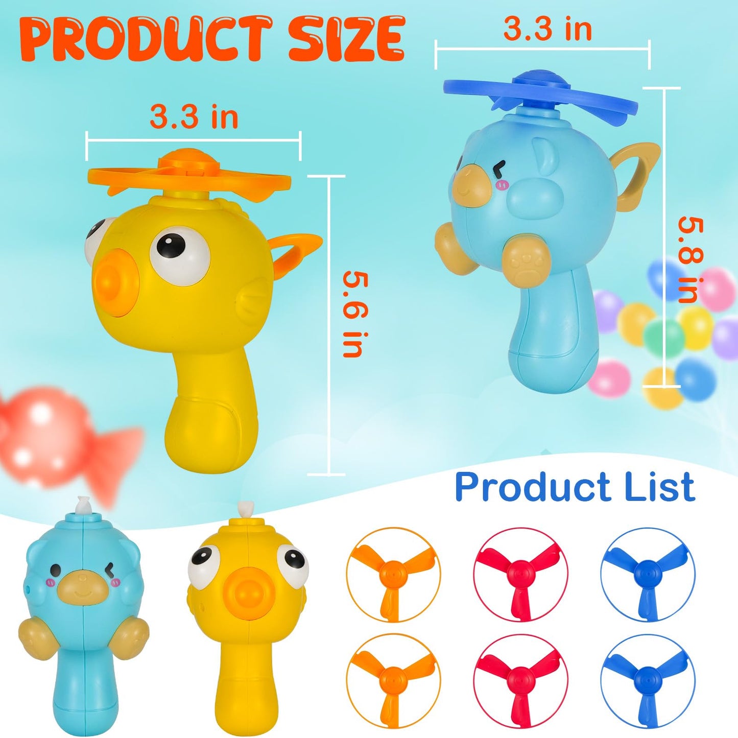 Qiuyanbo Outdoor Flying Disc Launcher Toys Set Pull-String Launchers Flying Toys for Summer Fun