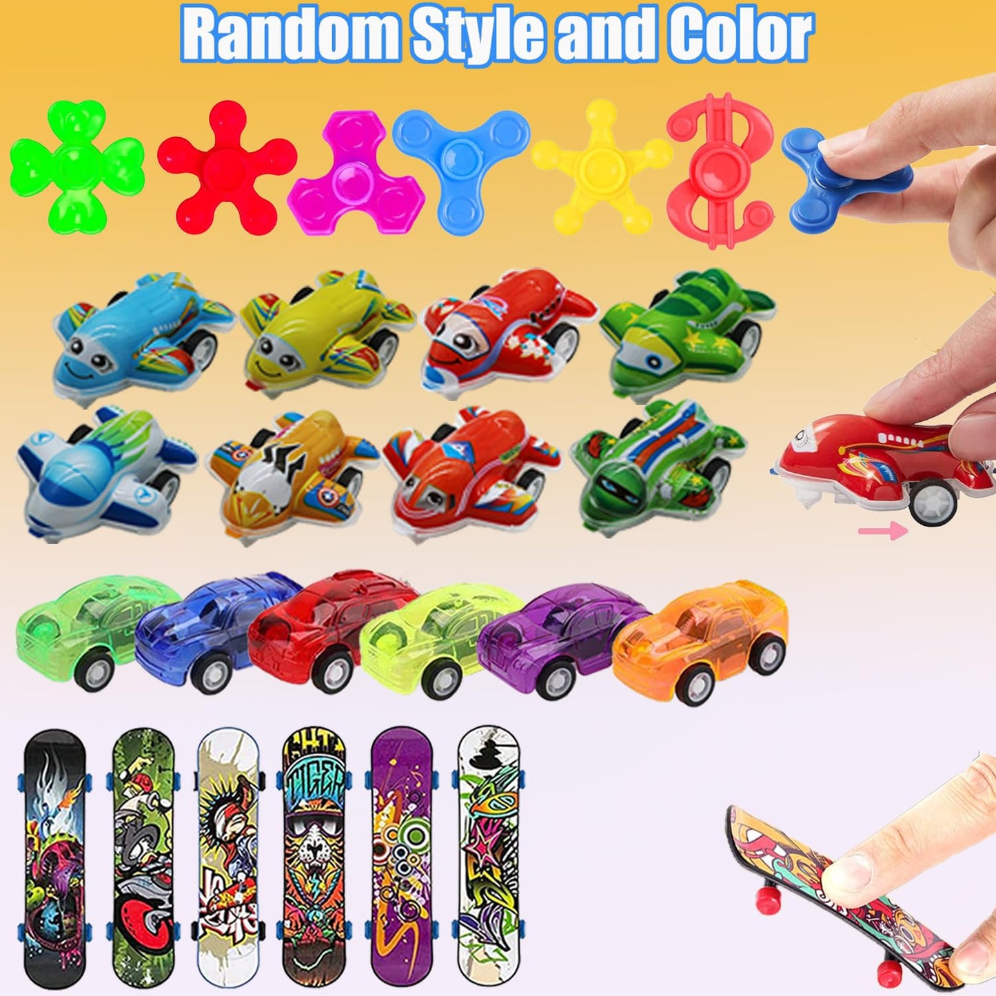 Kocici 134 PCS Party Favors for Kids, Prizes Treasure Box Toy for Classroom, Goodie Bags Stuffers, Pinata Easter Eggs Filler, Fidget Toys Bulk, Birthday Gifts