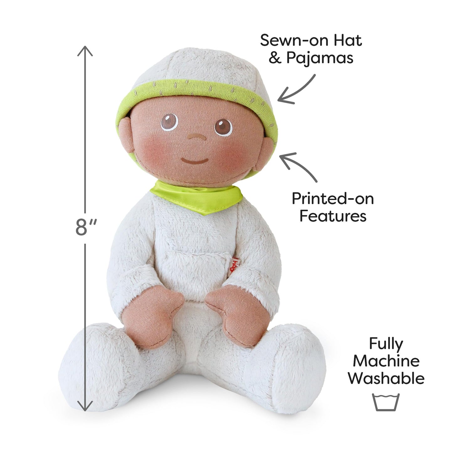 HABA Snug Up Ollie Doll: My First Baby Doll & Soft Plush Toy for Toddlers 1-3, Gender Neutral New Baby Gift