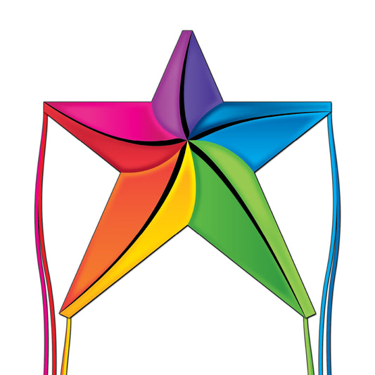 WindNSun Supersize Ultra ShootingStar Ripstop Nylon Star Kite, 57 Inches Wide