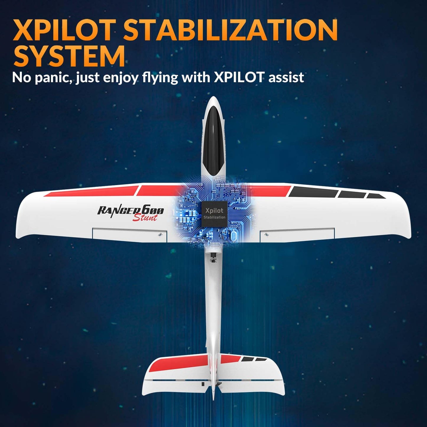 rcxsuv VOLANTEXRC RC Glider Plane 4CH, New Version Remote Control Airplane with 6-Axis Gyro for Beginners, 3 Flight Modes & Aerobatics 2.4G RC Plane for Adults, 23.6 * 18.1 inches White