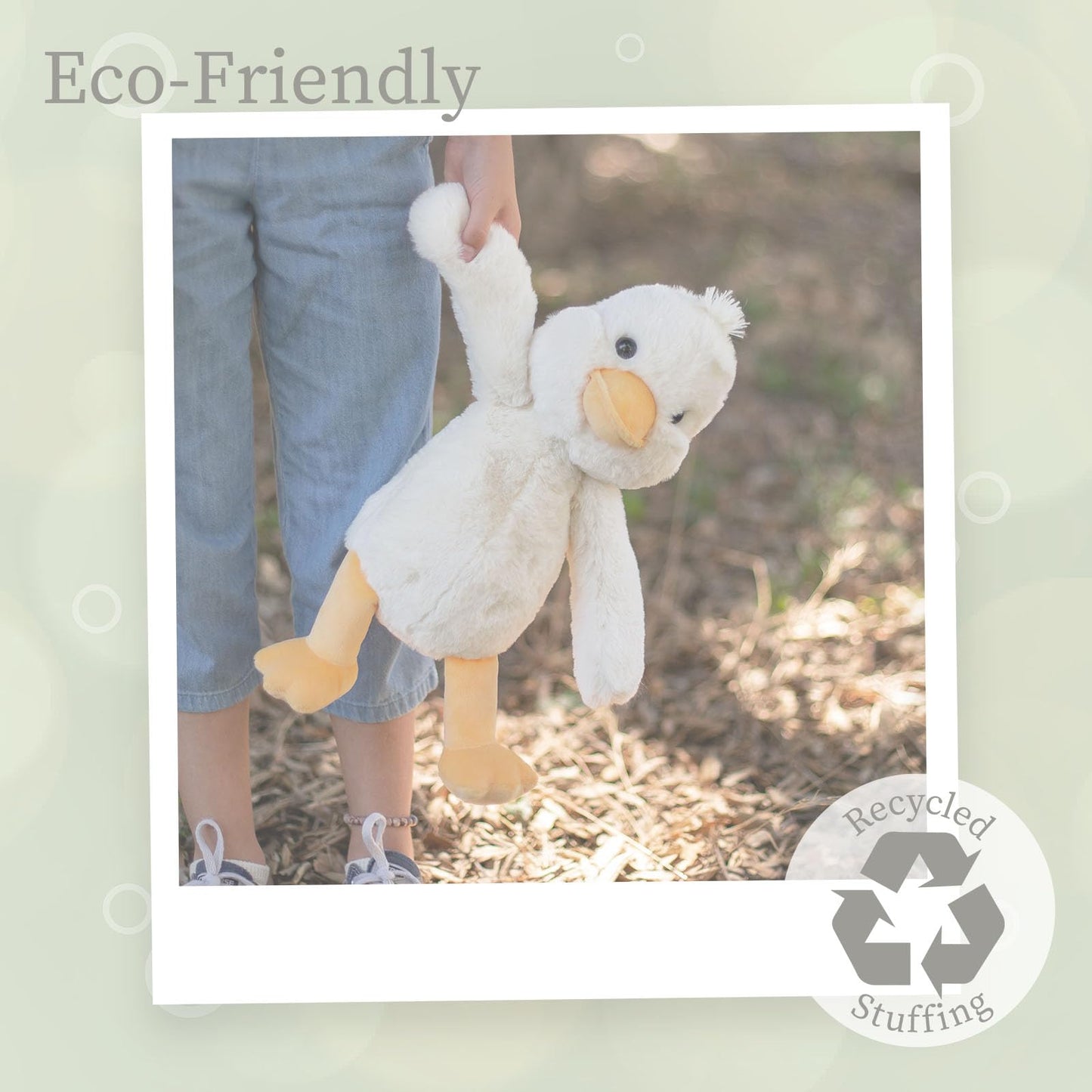 World's Softest Plush Stuffed Animal for Baby, Toddler, Kids, Adults - Adorable Toy Made from Kid-Friendly, Quality Materials - Lushee Off White Duck, 16"