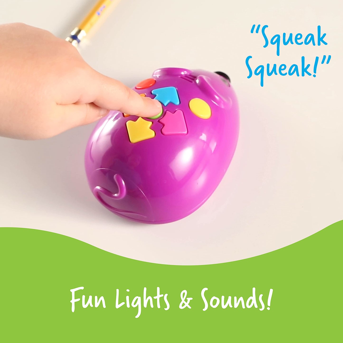 Learning Resources Code & Go Robot Mouse - Toddler STEM Toys, Pet Programmable Games, Screen Free Activities, Robotics Preschool and School, Gifts for Girls And Boys